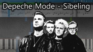 Depeche Mode - Sibeling [Piano Tutorial | Sheets | MIDI] Synthesia