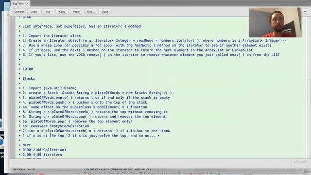 Java Programming: Lesson 52 - Stacks