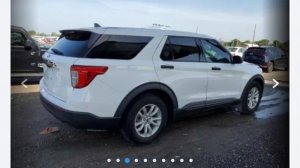 Ford Explorer 2021 White 2.3L 4 vin: 1FMSK7BH9MGA68238