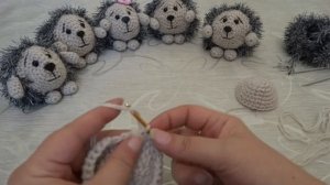 Полный мастер-класс по вязанию ежика.