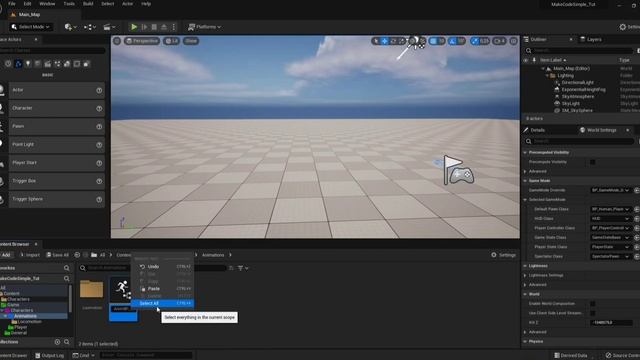 Unreal Engine 5 Game Tutorial Series - #2: Locomotion - Idle & Walk - Part 1