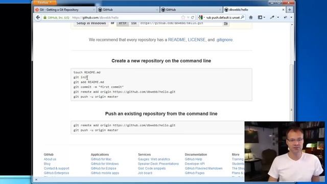 Git & GitHub (3/5) - Koppla lokalt repo till GitHub смотреть онлайн
