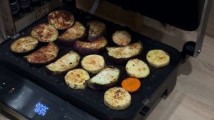 Готовим вкуснейшие овощи на гриле от Китфорт! Электрогриль Kitfort KT-1682 в деле