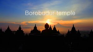 Путешествие по Индонезии - рассвет в храме Борободур
