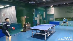 Тренировка по настольному теннису с мастером спорта Ишановым Али