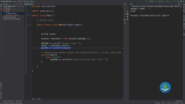 Belajar Java [Dasar] - 23 - Switch Case смотреть онлайн