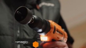 Шуруповерт Вихрь ДА 18Л 2КА в работе