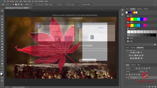 Adobe Photoshop Tutorials | How to save File as a PSD, JPG, PNG, PDF | Difference b/w JPG or PNG | смотреть онлайн