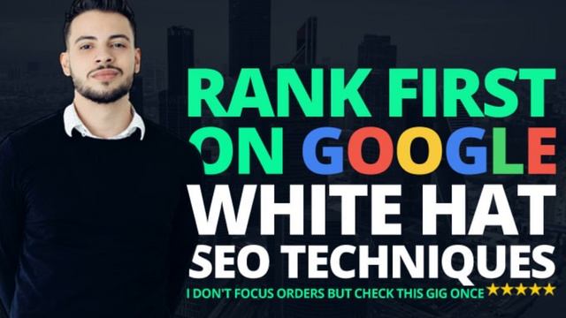 I will rank your website google 1st using white hat trusted SEO backlinks смотреть онлайн