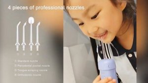 Does your kids like to brush their teeth?Let JXZATECH's water flosser help them.