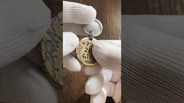 Адресник медальон для собаки ручной работы | Handmade pet id tag, dogtag смотреть онлайн