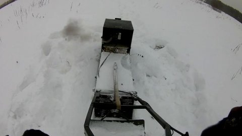 Мотобуксировщик своими руками!Не большой тест на проходимость!