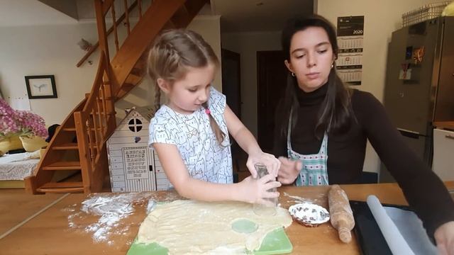 готовим творожное печенье с детьми