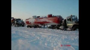 Усинск. Зимник 2013.