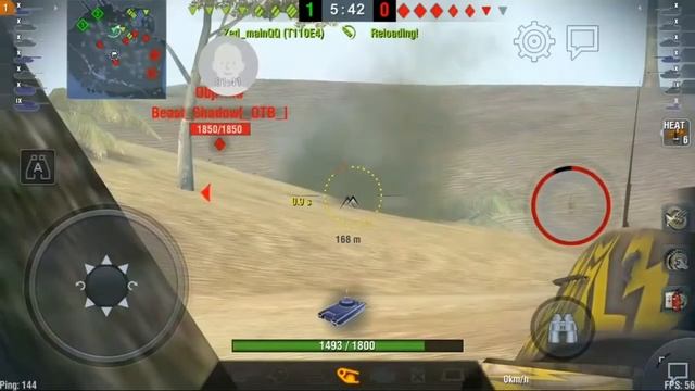 WoT Blitz . Grille 15 gameplay by __Python__  mastery ace badge and 4.8k damage 3 kills #2