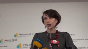 Украина,Киев.Т.Черновол поведала СМИ о своем разговоре с Сашко Билым.