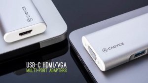 USB-C to HDMI / VGA Adapter Multi-Port Adapters | USB Display Adapters