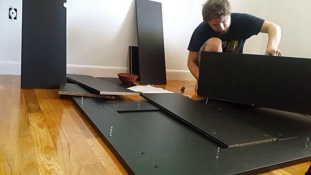Ikea Brimnes Bed assembly (time lapse) смотреть онлайн