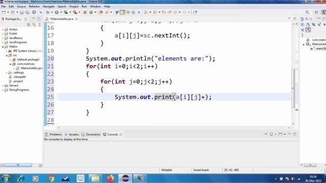 how to add 2d array in java | matrix addition in java | malayalam | Code eureka