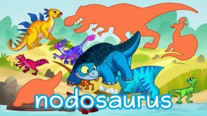 Club Baboo | LONG 1 HOUR VIDEO | Going down the slide at the playground | Learn Dinosaur Names