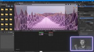 Blender - 80's Retrowave Loop анимация | ТУТОРИАЛ