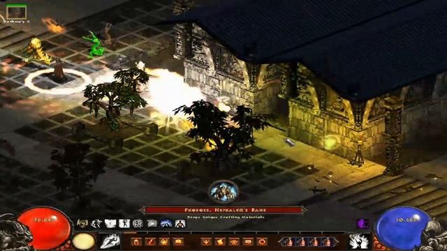 Diablo II Median XL - Melee Necro: Dimensional Labyrinth T15 смотреть онлайн