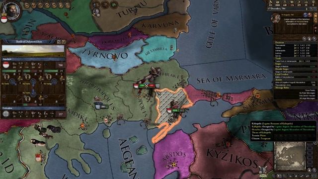 Crusader Kings II - Hellenistic Empire - Episode 5: Fall of Constantinople смотреть онлайн