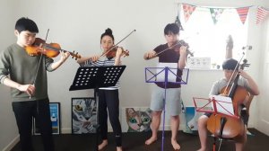 Choi Family Quartet perform 'Por una Cabeza'