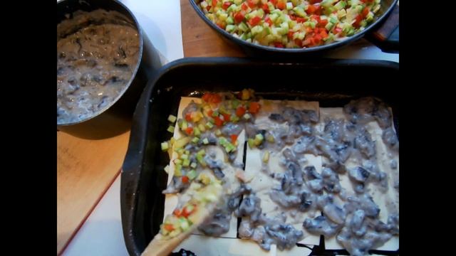 Овощная лазанья - самый простой и самый вкусный рецепт