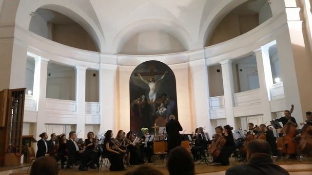 Лютеранский собор "Петрикирхе", СПб. И.С.Бах Токката и фуга ре минор.