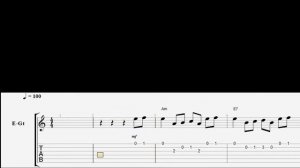 Пусть бегут неуклюже на гитаре. Ноты. Табы. Аккорды. Birthday song