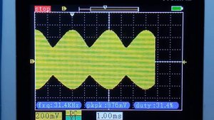 6.14.FNIRSI_1C15, амплитудная модуляция сигнала в генераторе радиопередатчика.