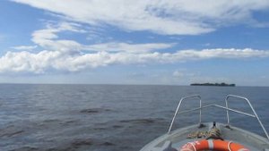 Катер Бычок. Пробный выход к островкам Морского канала в начале навигации 2022