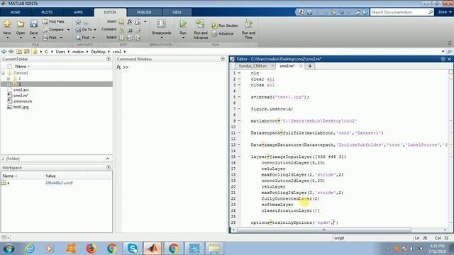 DEEP LEARNING CONVOLUTIONAL NEURAL NETWORK MATLAB CODE TUTORIAL- own data смотреть онлайн