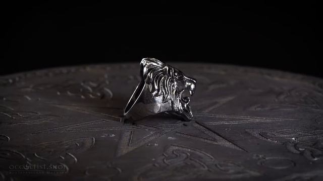 Лев - стальной перстень