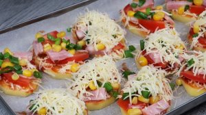 Запеченный картофель на ужин в мини печи Мастерица. 2 Рецепта.