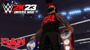 WWE 2K23 Universe mode - Monday Night RAW (На Русском) #1
