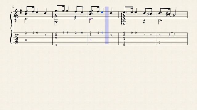 Alla Mazurka - Alexander Sergeevich Nemerovsky (1859 - 1915) - Tablature смотреть онлайн