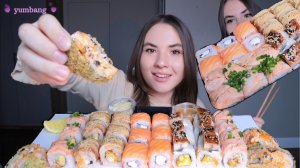 МУКБАНГ куда я пропала и что со мной стало Самые вкусные роллы Якитория mukbang sushi #мукбанг