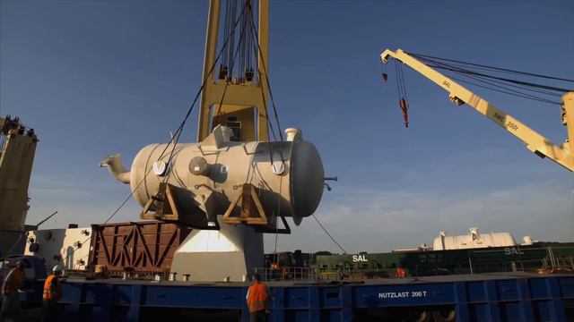 Стартовала доставка крупнотоннажного оборудования для Амурского ГПЗ в навигацию 2020 года. смотреть онлайн