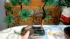 Искусственный бонсай своими руками.