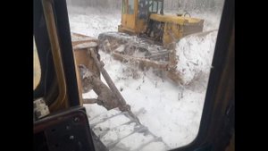 Т 170 перегон бульдозеров,переплываем речку