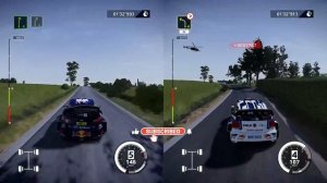 WRC 10 FIA World Rally Championship- Split-screen - 2 players versus Gameplay - Belgium Dikkebus