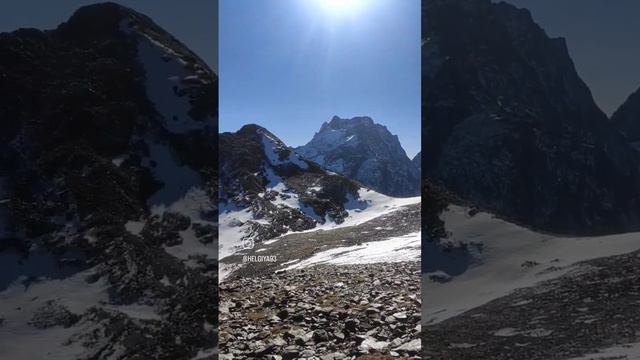 На горе Мусса - Ачитара, высота 3200 над уровнем моря. Домбай 🏔️