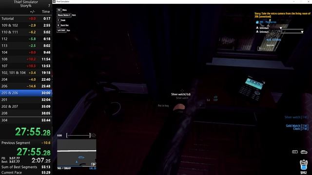 Thief Simulator Speedrun Story% - 55m14s WR! смотреть онлайн