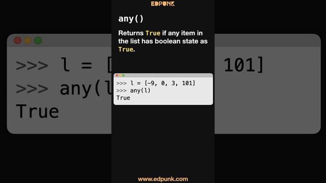 [Day 54] Python Built-in Functions that can be used for a List | Dark Mode #100daysofpython