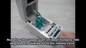 TSC TTP-225/TTP-323: Loading the media