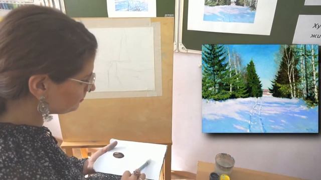 Мастер-класс "Творчество Игорь Иммануиловича Грабаря" рамках проекта "По тропам художников" смотреть онлайн