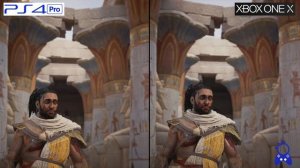 Assasins Creed Origins | PS4 Pro VS Xbox One X | 4K Graphics Comparison | Comparativa