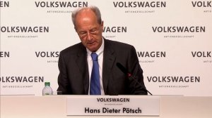 Speech Hans Dieter Pötsch, Chairman of Volkswagen AG